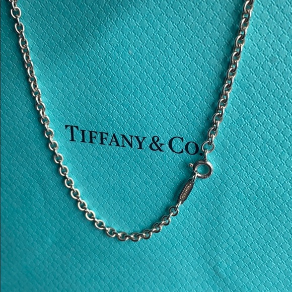 Inch Chain Necklace Thick Links Tiffany 